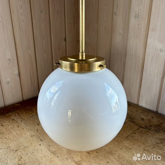 Старинная люстра, винтаж, СССР, латунь, 1940-е