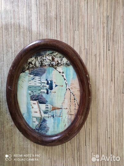 Картина маслом храм