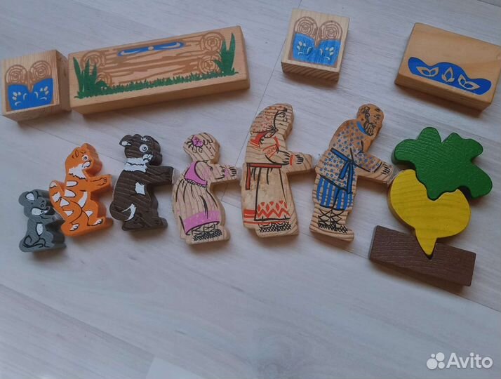 Деревянная игрушка сказка Репка