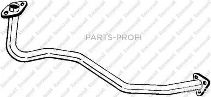 Bosal 836-131 Глушитель bosal 836131 opel kadett E пер (0858012)