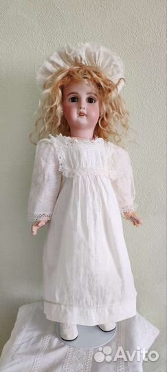 Французская антикварная кукла Jumeau 1907, 45 см