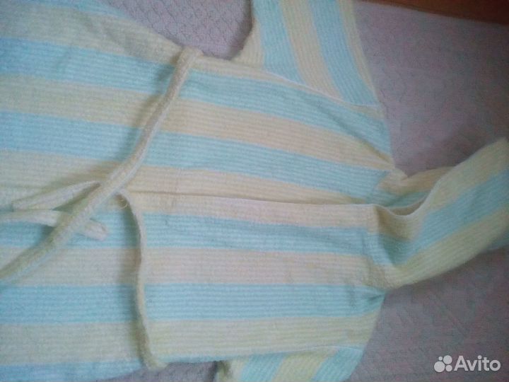 Халат махровый женский банный