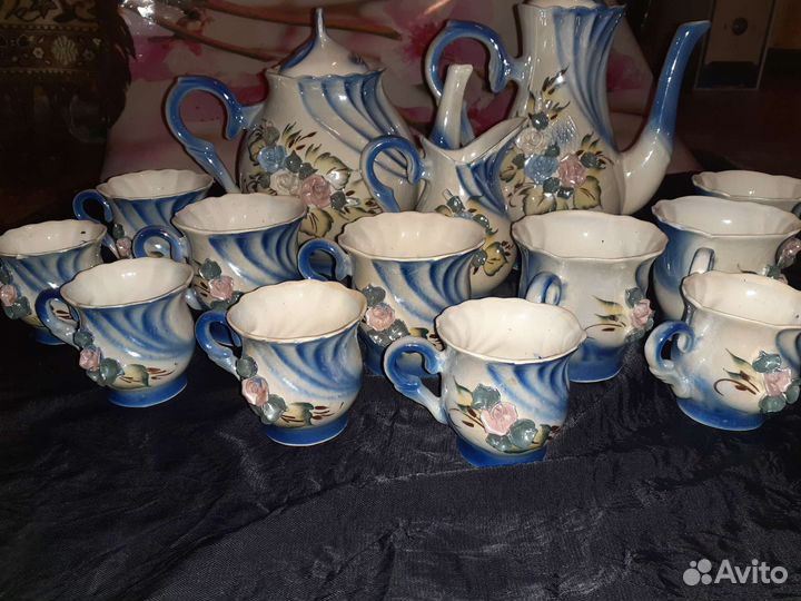 Фарфоровый Сервиз чайный, кофейный СССР Винтаж