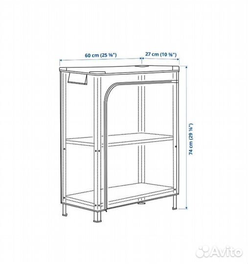 Чехол на стеллаж хиллис икеа новый