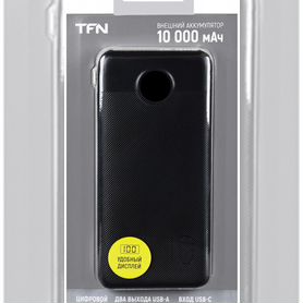 Повербанк TFN 10000mAh razer 10 черный, TFN-PB-256