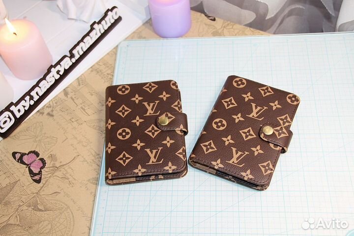 Обложка на паспорт louis vuitton (ручнаяработа