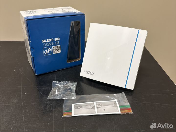 Вытяжной вентилятор Silent design 200 CZ белый
