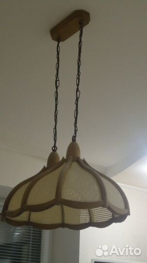 Люстра австрия и деревянная