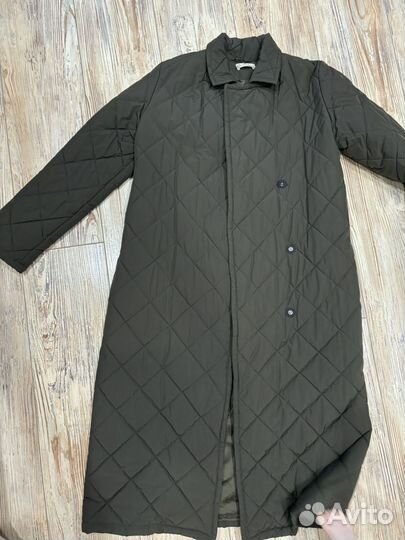 Плащ стеганый демисезонный