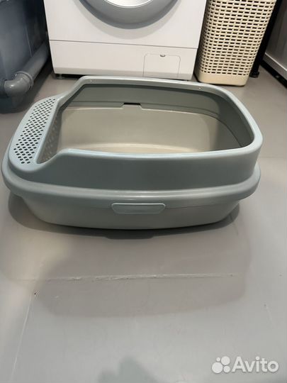 Лоток для кошек большой с бортиками