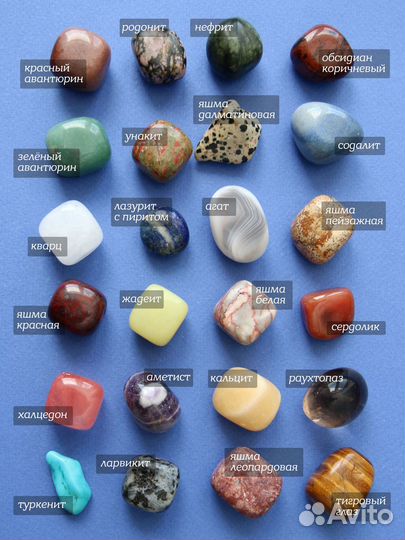 Подарочный набор самоцветов и минералов