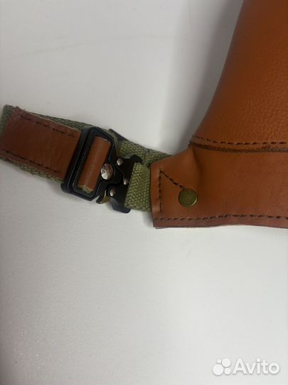 Мужская кожаная сумка ручной работы