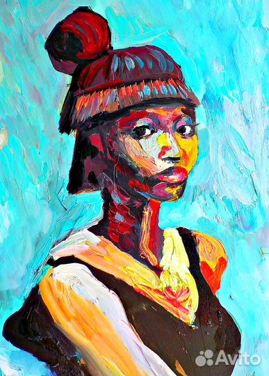 Картина девушки