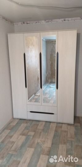 Шкаф Четырехстворчатый Валенсия Шк014 с ящиками