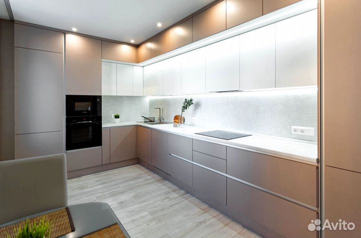 Современная кухня на заказ мдф фасады