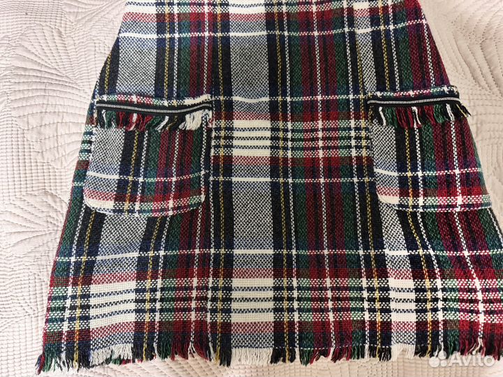 Твидовый сарафан zara