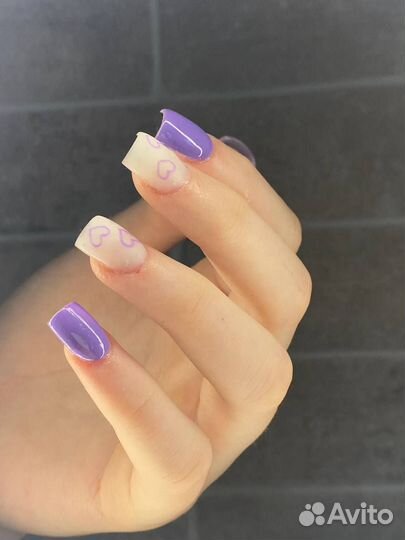 Наращивание ногтей на дому