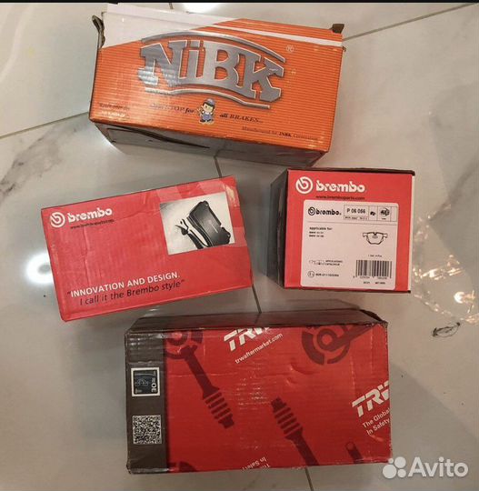 Тормозные колодки передние, задние BMW