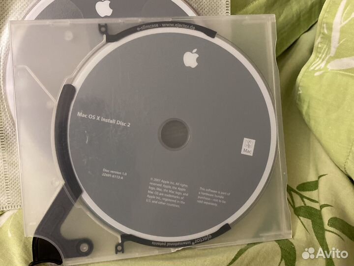 Mac OS install dvd disc