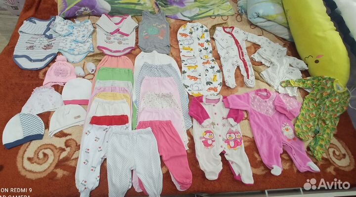 Вещи пакетом для девочки 56 62