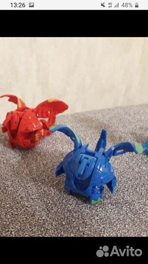 Бакуганы и карточки