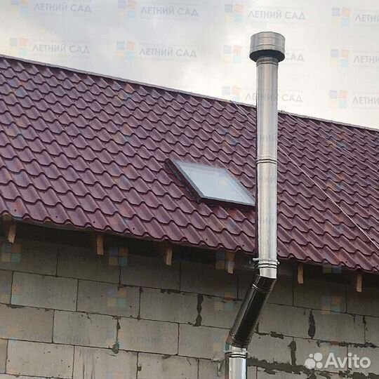 Мансардное окно из профиля Rehau глухое 840x740 мм