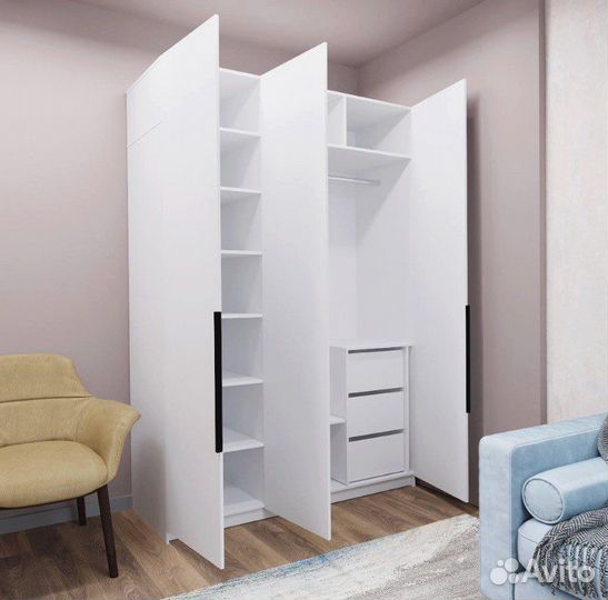 Шкаф трехстворчатый новый