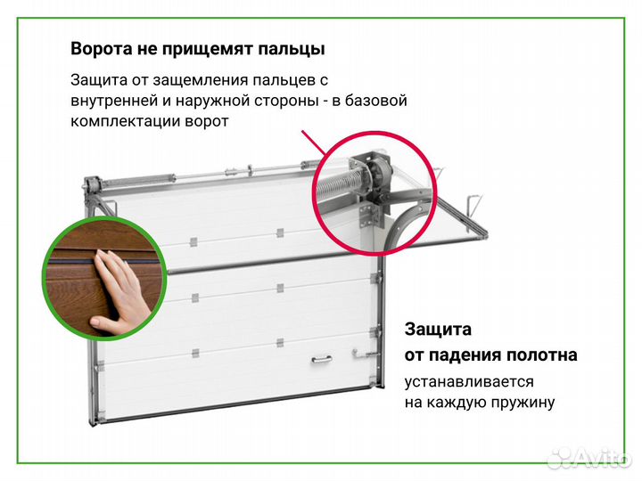 Подъемные панорамные ворота Alutech