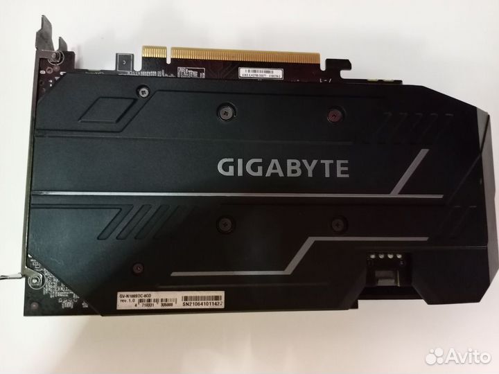 Видеокарта gigabyte GeForce GTX 1660 super 6GB OC