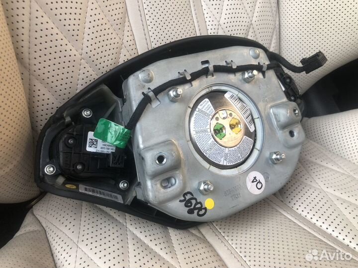 Подушка безопасности в руль на Мерседес w221 рест