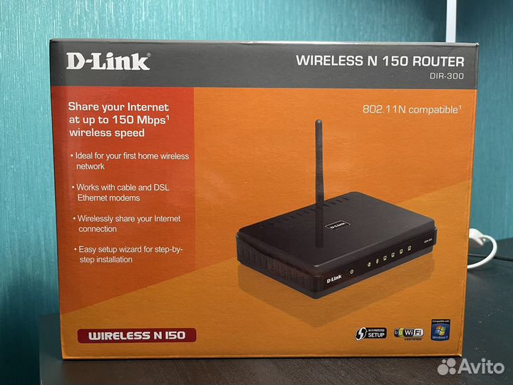 Роутер D-Link Wireless N 150 Router DIR-300