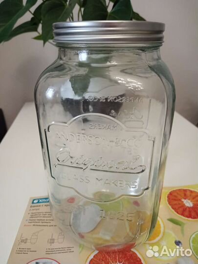 Банка с краном 3 литра (лимонадник)