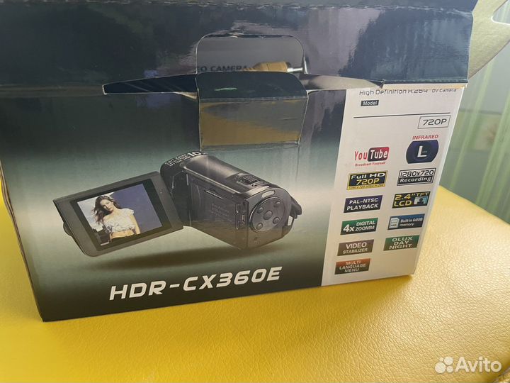 Видеокамера sony hdr cx360e