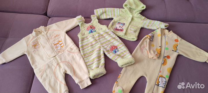 Одежда для девочки пакетом от 0 до 6 месяцев