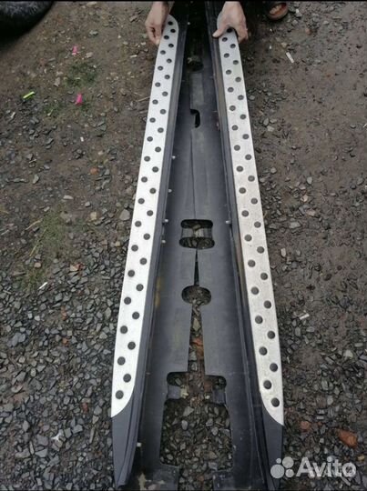 Пороги на Hyundai santa fe 2 рест