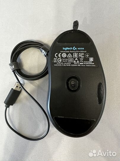 Мышь Logitech MX518 как новая