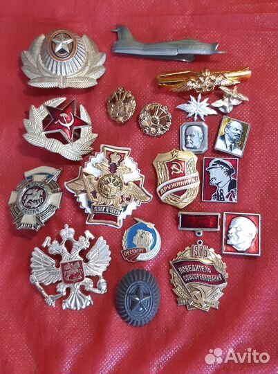 Значки кокарда петлички СССР