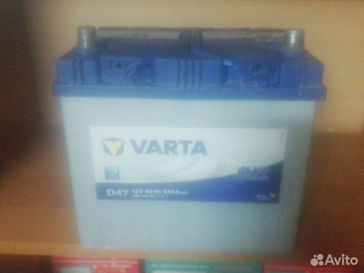 Аккумулятор varta 60 о.п и п.п, Азия, с гарантией