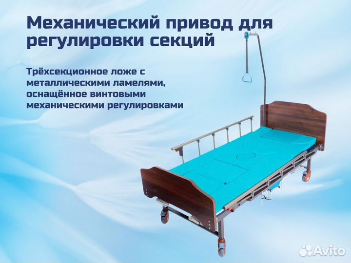 Кровать медицинская функциональная