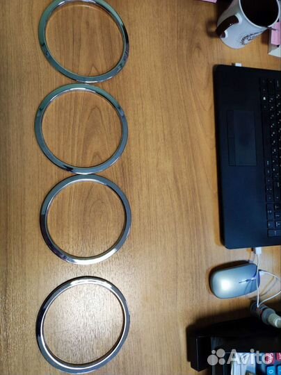 Хром кольца на динамики Nissan X-Trail T32