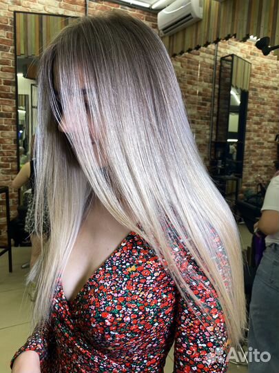 Окрашивание в один тон