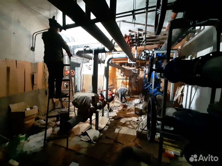 Бригада сантехники сварщики