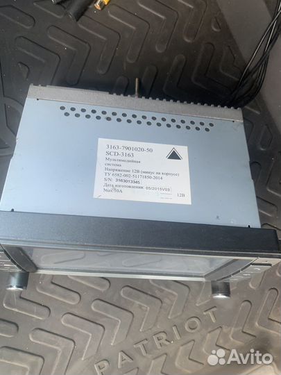 Автомагнитола УАЗ Патриот