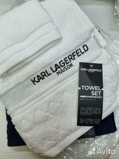 Махровые полотенца karl lagerfeld