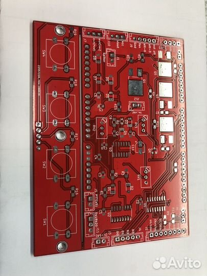 Плата контроллера усилителя мощности