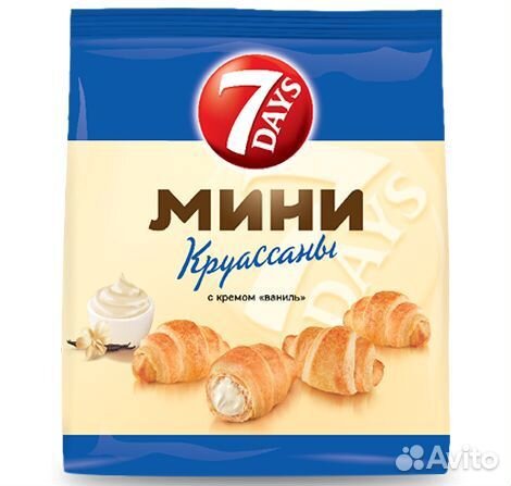 Круассан 7 Дейс (7Days) Мини с кремом Ваниль 300г