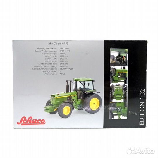 Модель трактора Schuco John Deere 4755 1:32