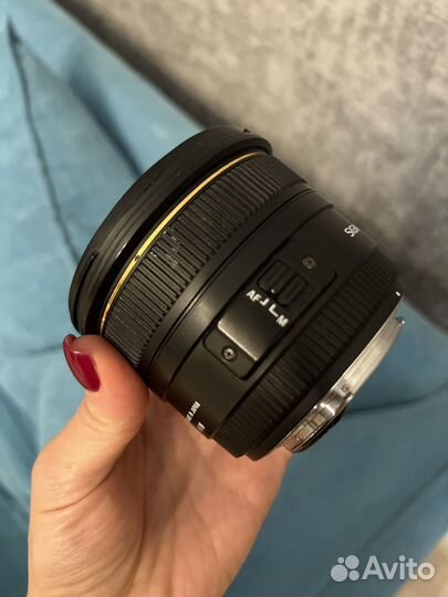 Объектив sigma 50 mm 1 4 для canon