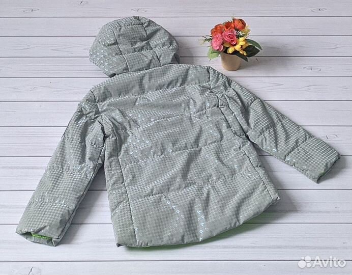 Демисезонная куртка для девочки, 116 и 134