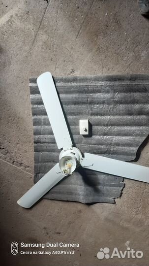 Электровентилятор потолочный новый